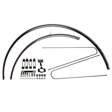 BLB Classic Round Fenders - Polished Black