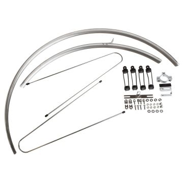 BLB Classic Round Fenders - Polished Silver