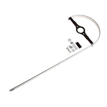 BLB Slimline Alloy Chain Guard - Polished Silver