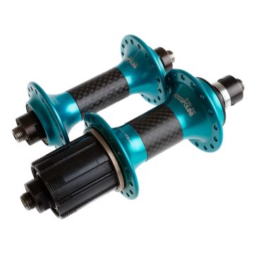 Poggipolini Carbon Hub Set - Turquoise