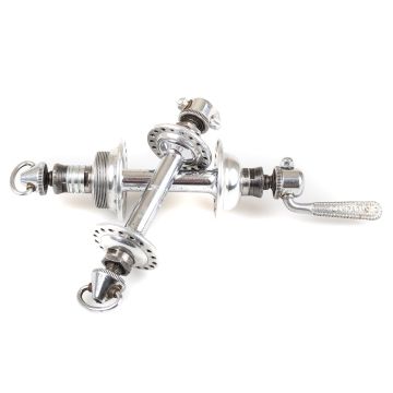Campagnolo Record Steel  Hub-Set - Silver