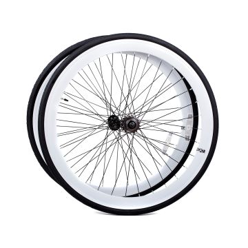6KU Wheelset - White