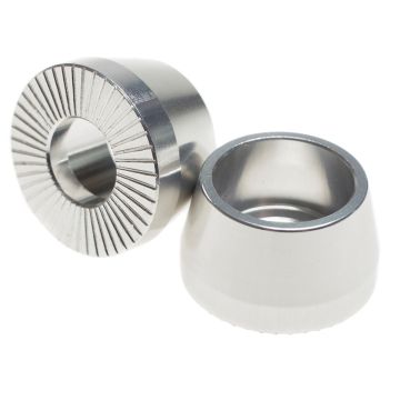 BLB King Hub Spare Bolt Hoods - Silver