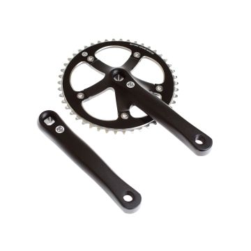 BLB Track Crankset - Matt Black