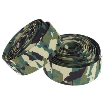 BLB Pro-Cork Bar Tape - Camo Green