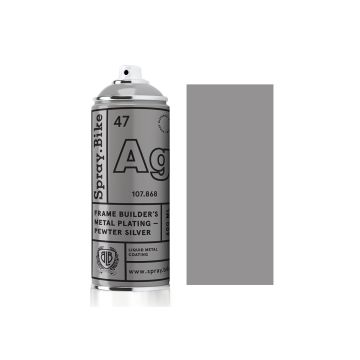 Spray.Bike Frame Builder's Metal Plating - Pewter Silver