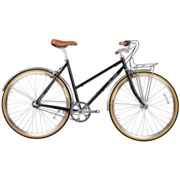 BLB Butterfly 3spd Town Bike - Black