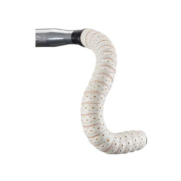 BLB Supreme Pro Faux Leather Bar Tape - White/Copper