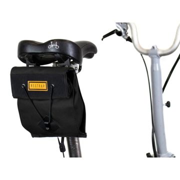 Restrap City Range Saddle Bag - Small - Black