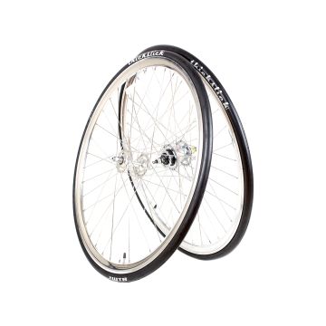 Novatec 3spd Wheel Set - Polished Silver