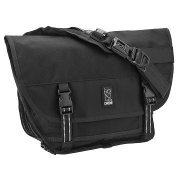 Chrome Mini Metro Messenger Bag - Black