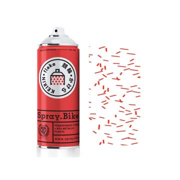 Spray.Bike paint - Keirin Flake Hikaru Red