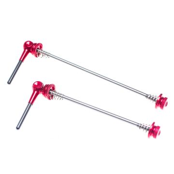 VIA Titanium QR Axle - Red
