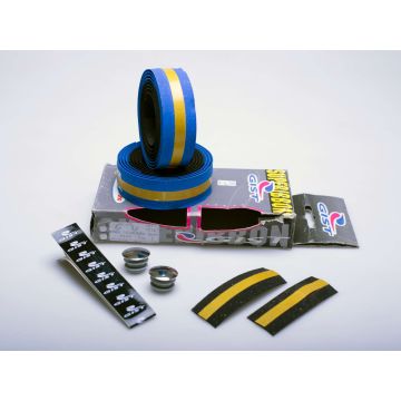 Gist Superibbon dual coloured handlebar tape set (blue to black)