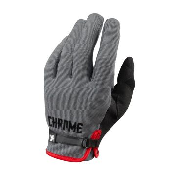 Chrome Cycling Gloves - Grey