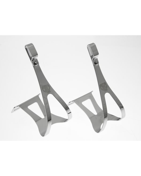 BLB Steel SB/SG Toe Clips - Silver