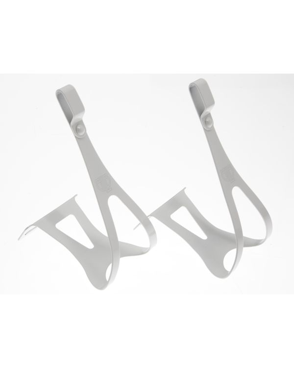 BLB Steel SB/SG Toe Clips - White