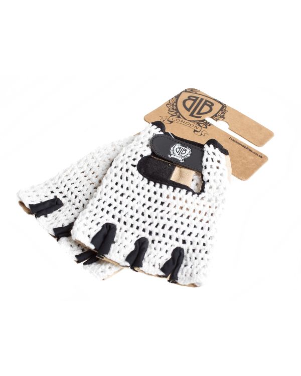 BLB Cycling Gloves - White