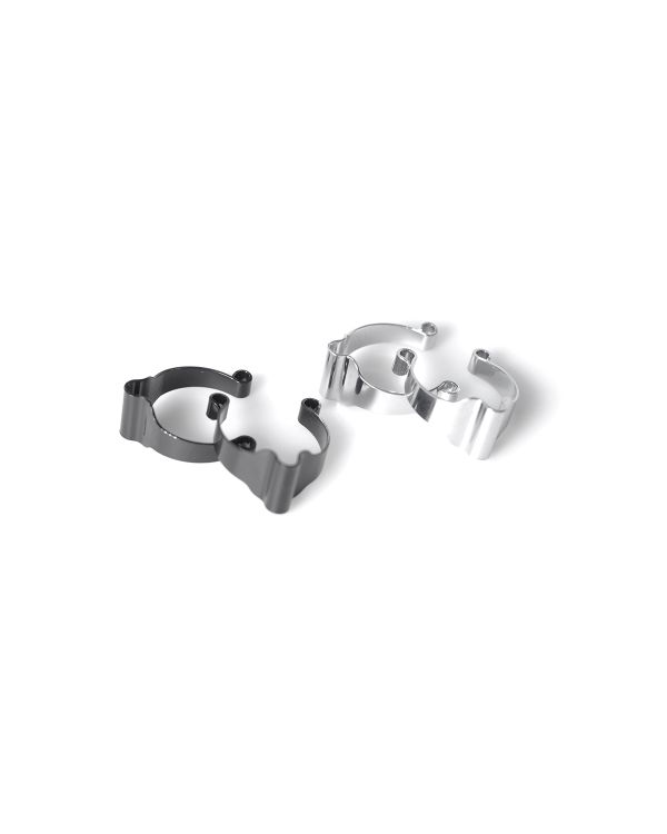 BLB Toptube Brake Cable Holder - Silver