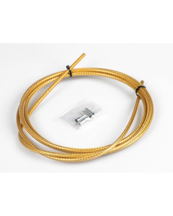 BLB Brake Cable Outer Housing - Carbon Gold