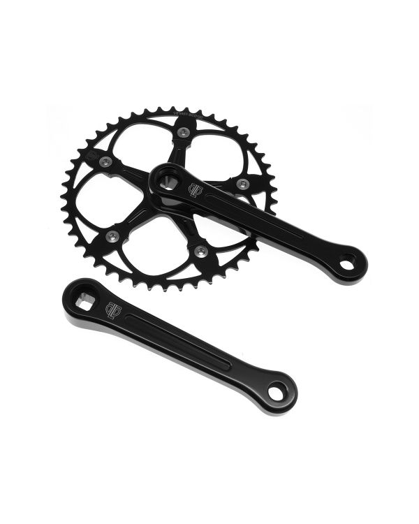 BLB Pista Vera Crankset - Polish Black