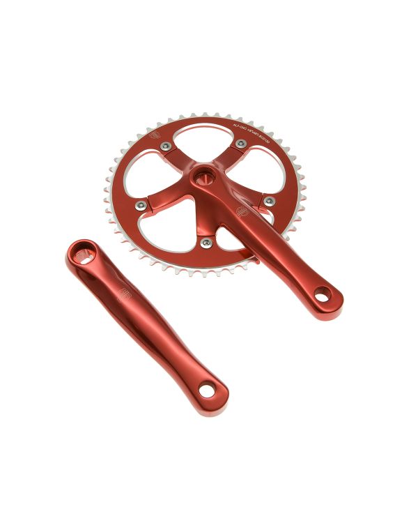 BLB Track Crankset - Red