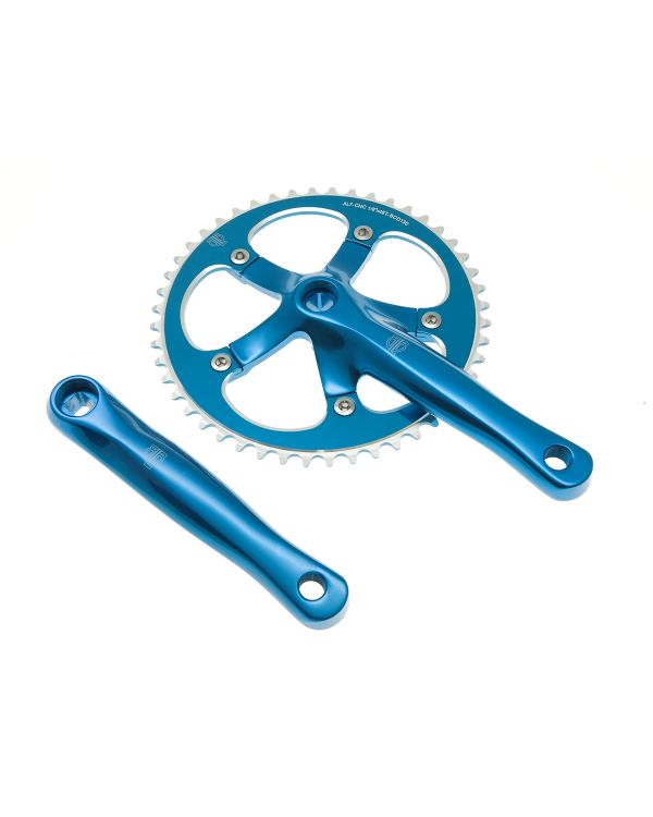 BLB Track Crankset - Blue