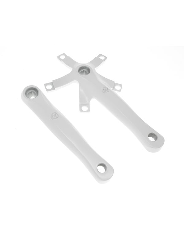 BLB Track Crank Arms - White