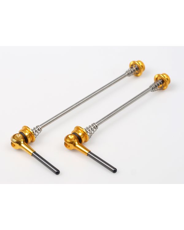VIA Titanium QR Axle - Gold
