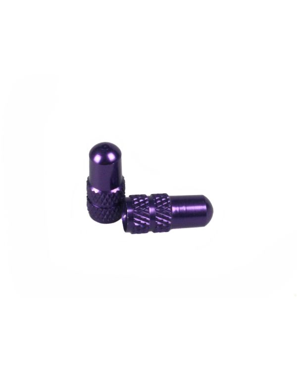 BLB Alloy Valve Caps Tube (set of 2) - Purple