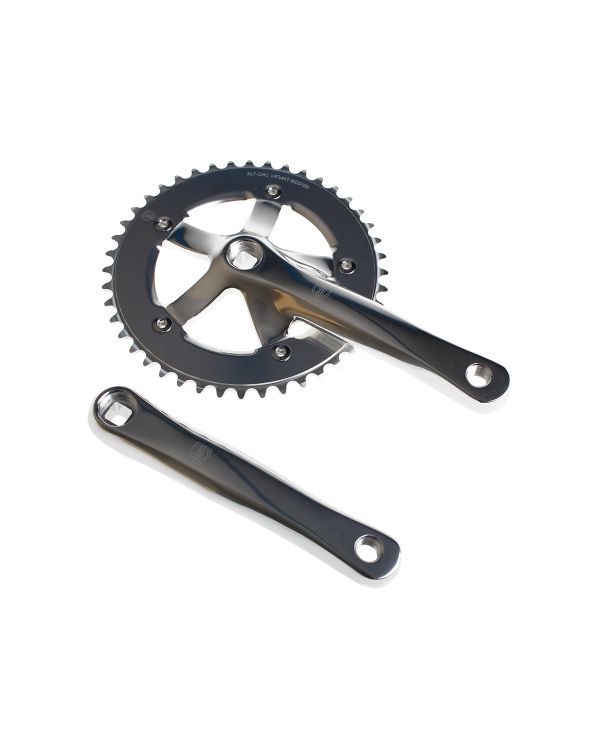 BLB Freestyle Crankset - Silver