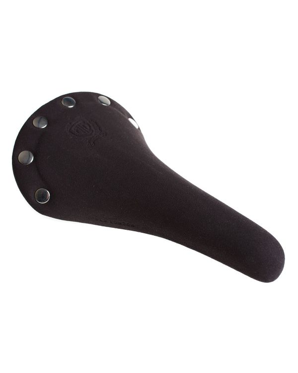 BLB Raven Suede Saddle - Black