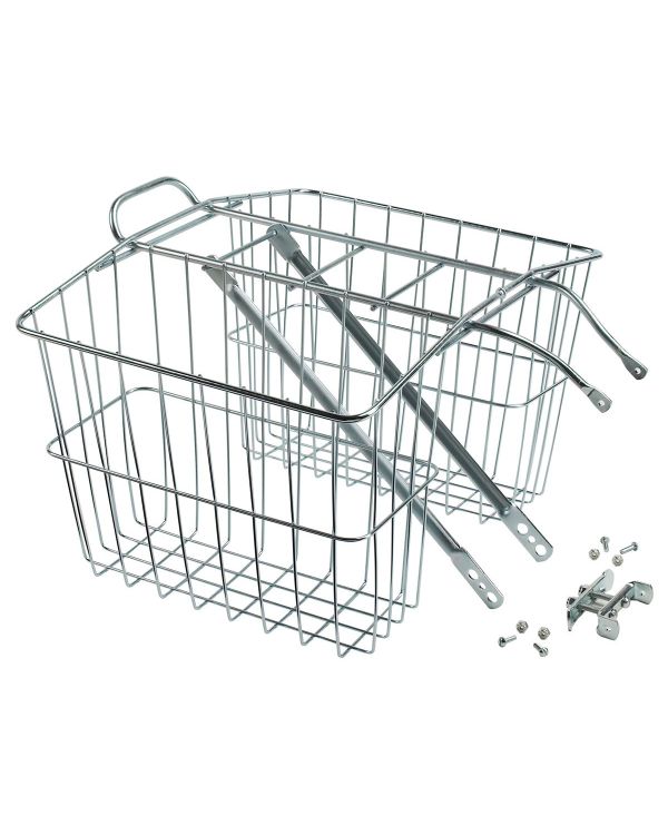 Wald 520 Twin Carrier Basket - Silver