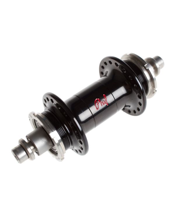 Phil Wood Track LF Rear Double Fix Hub - Black
