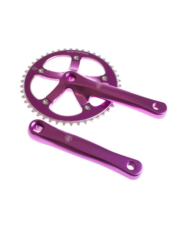 BLB Track Crankset - Purple