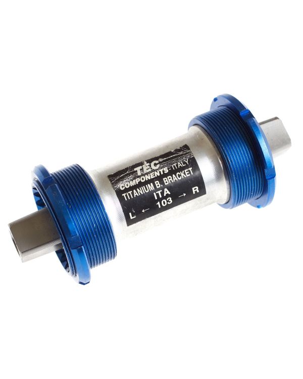 TEC Titanium Bottom Bracket - Blue
