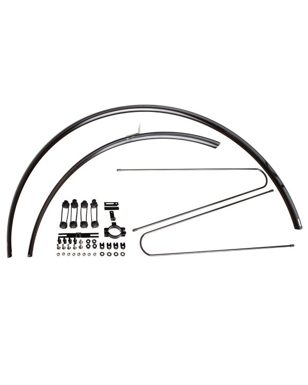 BLB Classic Round Fenders - Polished Black