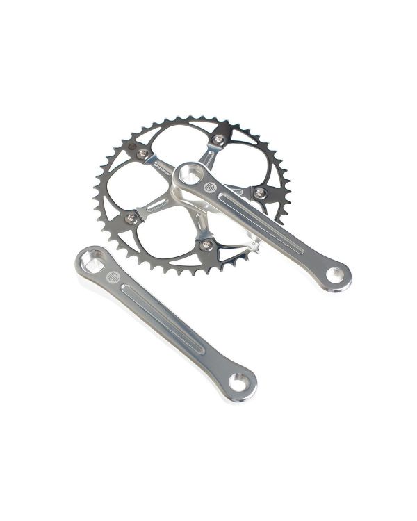 BLB Pista Vera Crankset - Silver