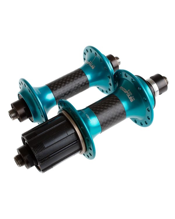Poggipolini Carbon Hub Set - Turquoise