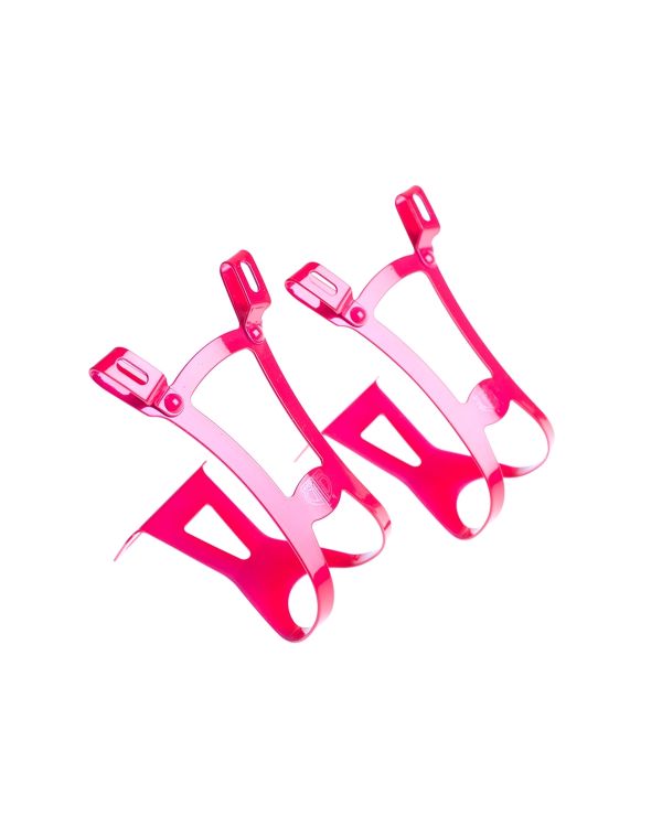 BLB Steel DB/SG Toe Clips - Pink