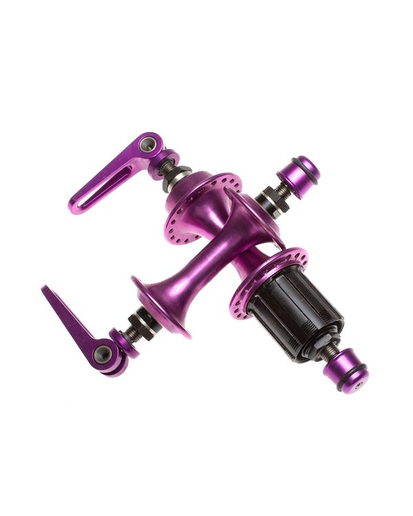 Omas Titanium Road Hub Set - Purple