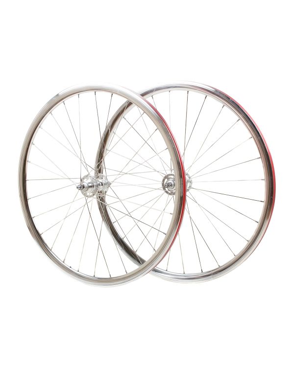 Novatec Wheel Set - Polished Silver