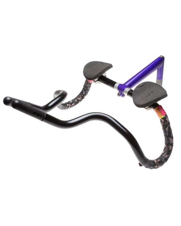 Aero Triathlon Handlebars - Black/Purple