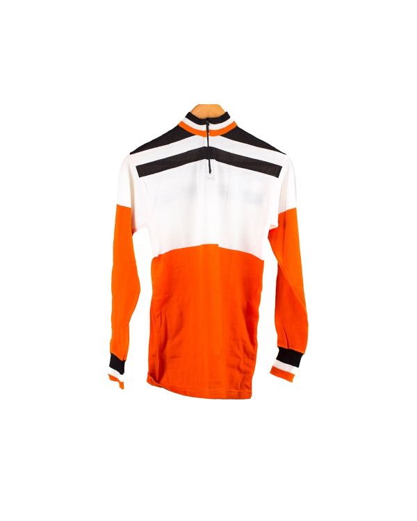 Sergal Cycling Jersey - Orange/White/Blue
