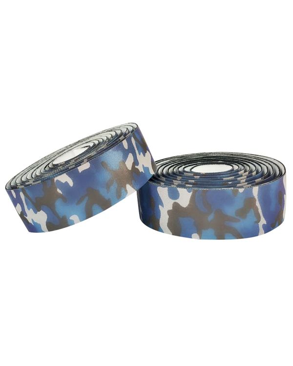 BLB Supreme Pro Reflective Bar Tape - Camo Blue