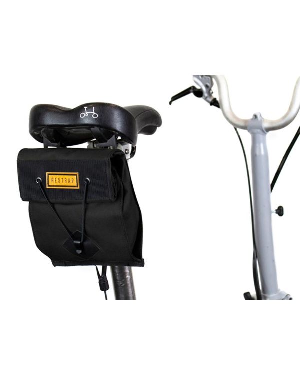 Restrap City Range Saddle Bag - Small - Black