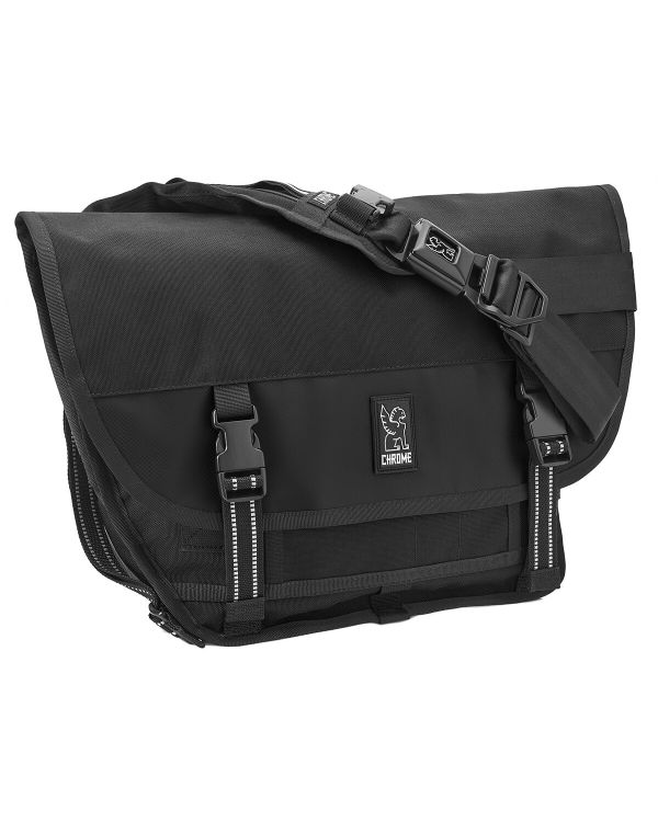 Chrome Mini Metro Messenger Bag - Black