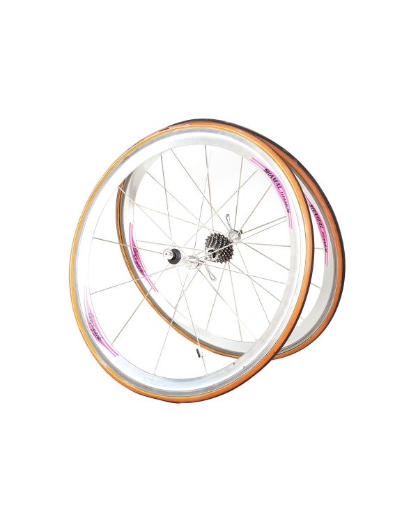 Campagnolo Shamal Titanium Wheel Set - Silver