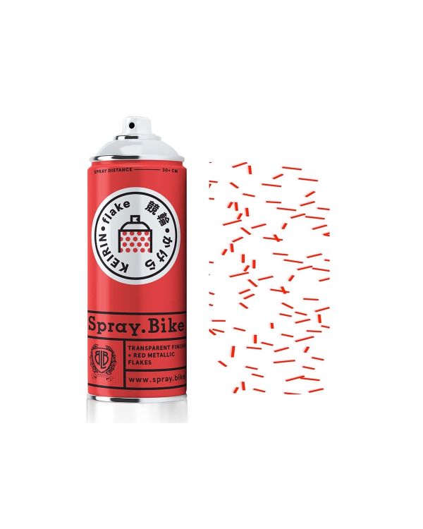 Spray.Bike paint - Keirin Flake Hikaru Red