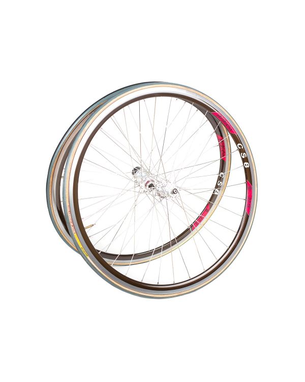 Rigida DP18 x Mavic Road Wheelset - Dark Brown